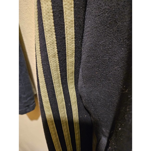 Adidas Mens Black Green Camo Hoodie Large - Picture 4 of 5